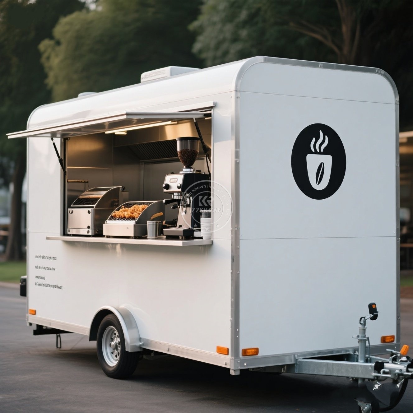 Coffee Equipment Europe - Özel Büyük Kahve Kamyoneti Mobil Yemek