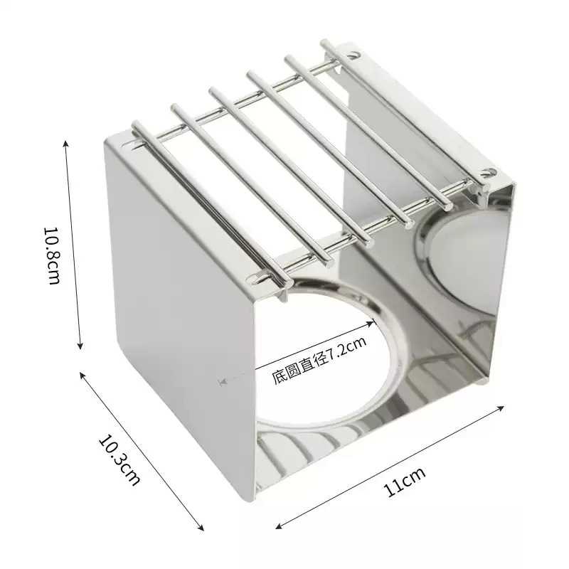 Coffee Equipment Camping - Paslanmaz Çelik Kare Kahve Ocak Standı,