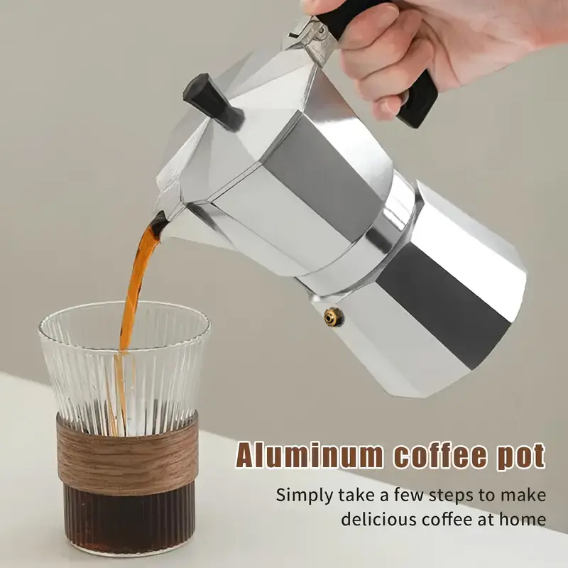 Klasik Alüminyum Moka Pot 50-3 - Coffee Equipment Camping incelemesi ve fiyatı
