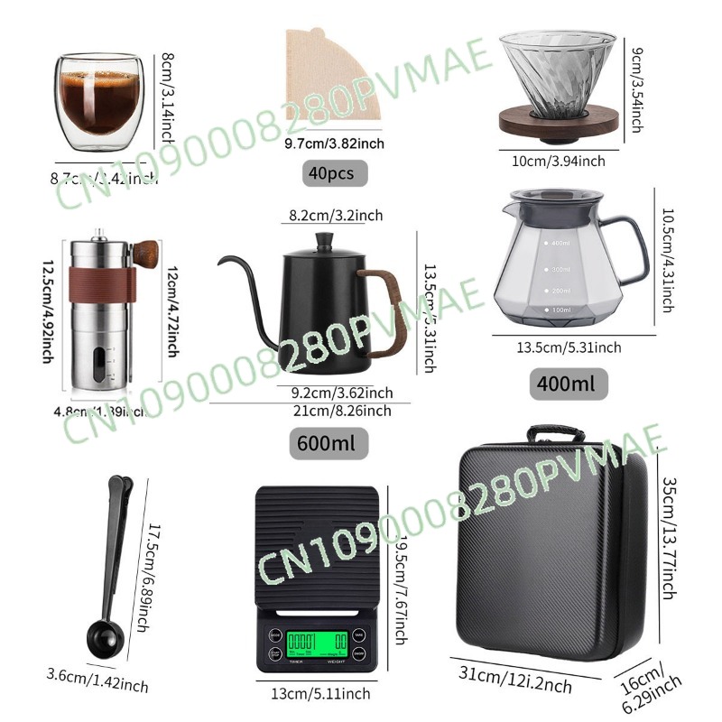 El yapımı demleme kahve seti,  - Outdoor Coffee Equipment incelemesi ve fiyatı